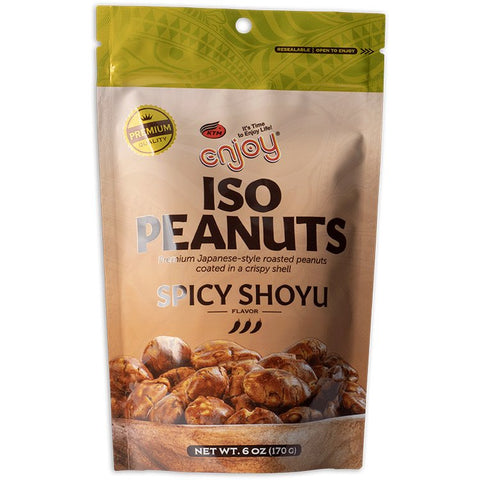 Enjoy Iso Peanuts - Spicy Shoyu 6oz
