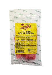 Enjoy Lychee Sour Belts 2.5oz