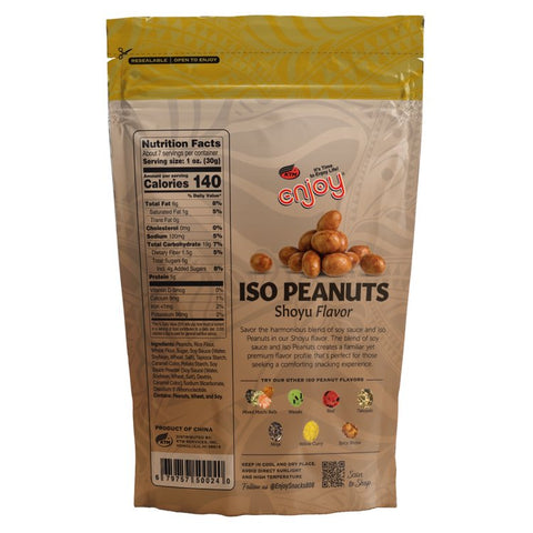 Enjoy Iso Peanuts - Shoyu 7oz.