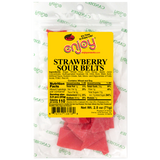 Enjoy Strawberry Sour Belts 2.5oz