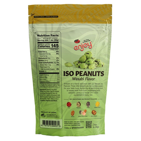 Enjoy Iso Peanuts - Wasabi 7oz.