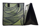 Tropical Paper Garden Hawaiian Hot/Cold Reusable Medium Bag - ENVY GREEN MED