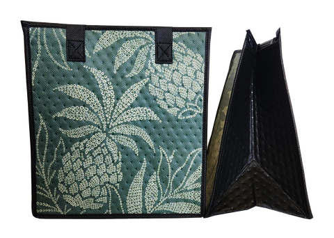 Tropical Paper Garden Hawaiian Hot/Cold Reusable Medium Bag - FRUITLET GREEN MED