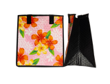 Tropical Paper Garden Hawaiian Hot/Cold Reusable Medium Bag - FULL BLOOM PINK