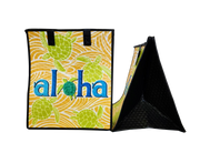 Tropical Paper Garden Hawaiian Hot/Cold Insulated Large Bag - GLIDE LARGE YELLOW