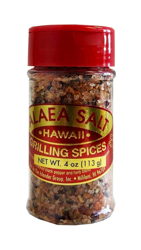 Hawaii Alaea Salt Grillng Spices Bottle 4oz.