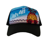 Hawaiian Headwear Beach Pineapple Hawaii Foam Trucker Hat