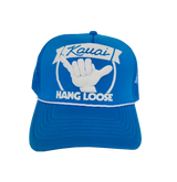 Hawaiian Headwear Hang Loose Kauai Foam Trucker Hat - Lt. Blue