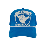 Hawaiian Headwear Hang Loose Maui Foam Trucker Hat - Lt. Blue