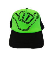 Hawaiian Headwear Neon Shaka Maui Foam Trucker Hat - Green