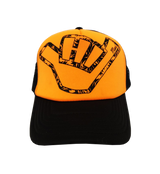 Hawaiian Headwear Neon Shaka Maui Foam Trucker Hat - Orange