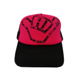 Hawaiian Headwear Neon Shaka Maui Foam Trucker Hat - Pink