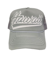 Hawaiian Headwear Shadow Hawaii Foam Trucker Hat - Gray