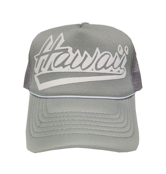 Hawaiian Headwear Shadow Hawaii Foam Trucker Hat - Gray