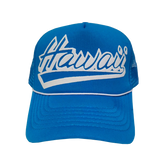 Hawaiian Headwear Shadow Hawaii Foam Trucker Hat - Lt. Blue
