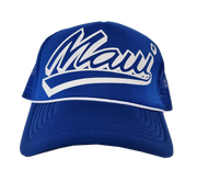Hawaiian Headwear Shadow Maui Foam Trucker Hat - Royal Blue