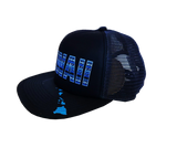 Hawaiian Headwear Tribal Hawaii Foam Trucker Hat - Blue