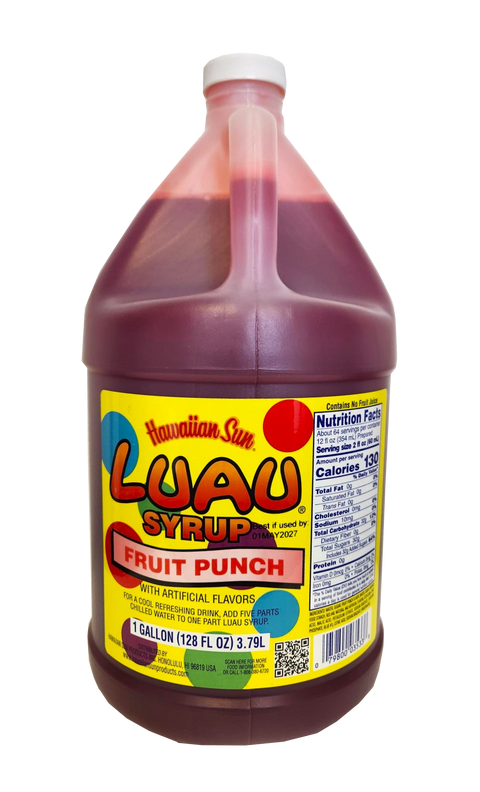Hawaiian Sun Luau Fruit Punch Syrup Gallon