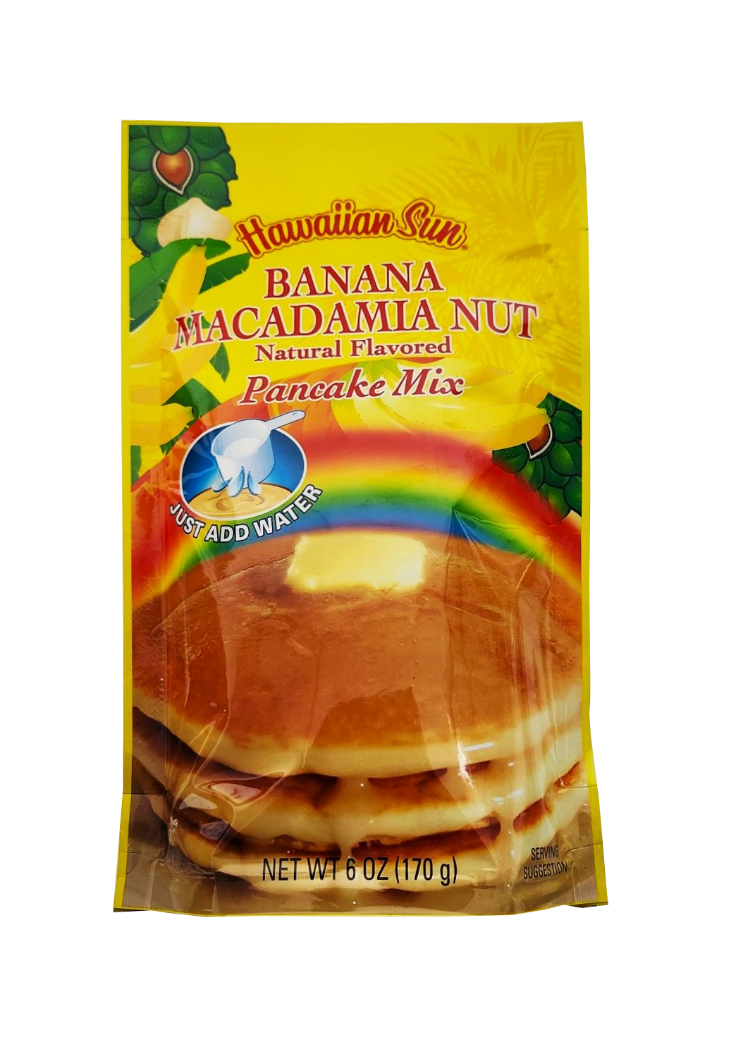 Hawaiian Sun Pancake Mix - Banana Macadamia Nut 6oz– Hawaii Food