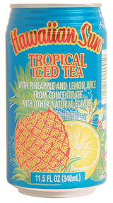 Hawaiian Sun Drink - Tropical Iced Tea 11.5oz (Pack of 6)  **Limit of 8-6 Packs per purchase transaction**