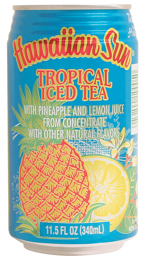 Hawaiian Sun Drink - Tropical Iced Tea 11.5oz (Pack of 6)  **Limit of 8-6 Packs per purchase transaction**