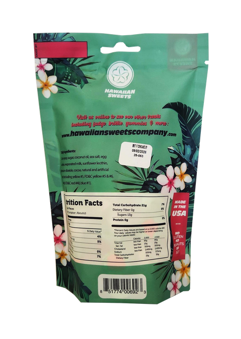 Hawaiian Sweets Salt Water Taffy - POG 7oz.
