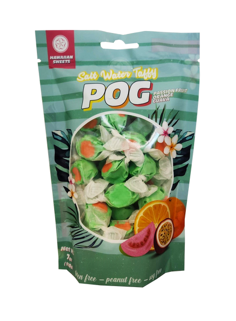 Hawaiian Sweets Salt Water Taffy - POG 7oz.