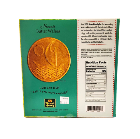 Hawaii Candy Hawaii Butter Wafers Gift Box 6oz