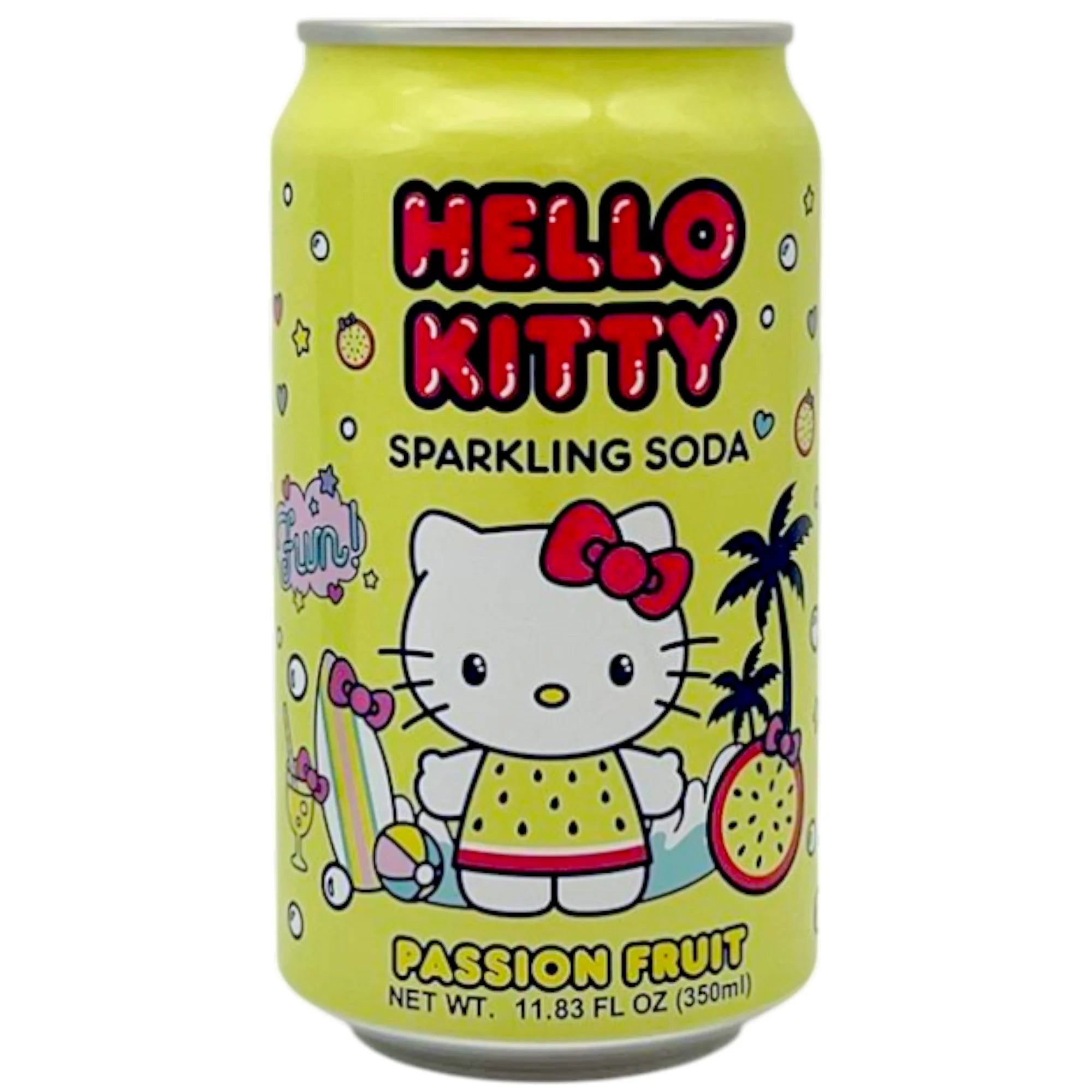 Hello Kitty Sparkling Soda - Passion Fruit 11.83 oz.– Hawaii Food