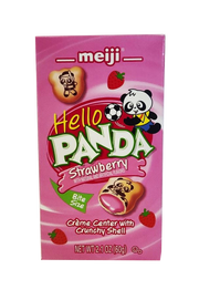 Hello Panda Biscuits with Strawberry Cream 2oz