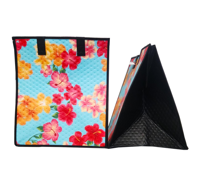 Tropical paper garden insulated bags hotsell
