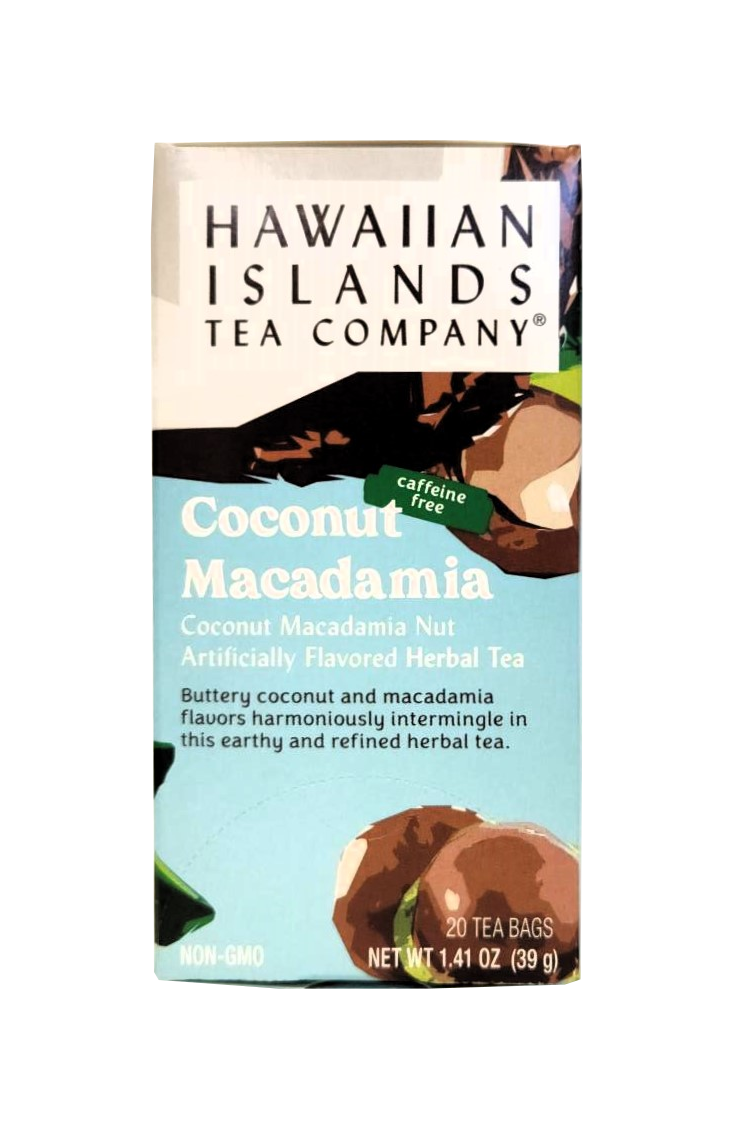 Hawaiian Islands Tea Co. Coconut Macadamia Herbal Tea 20CT/EA 1.41