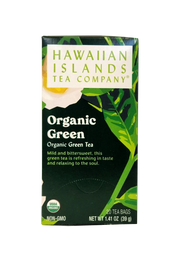Hawaiian Islands Tea Co. Organic Green Tea 20CT/EA 1.41oz