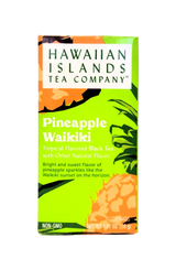 Hawaiian Islands Tea Co. Pineapple Waikiki Tropical Flavored Black Tea 20CT/EA 1.41oz