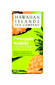 Hawaiian Islands Tea Co. Pineapple Waikiki Tropical Flavored Black Tea 20CT/EA 1.41oz