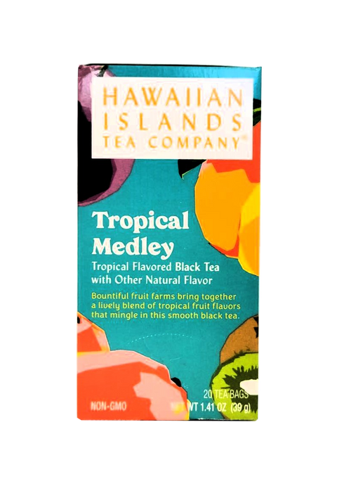 Hawaiian Islands Tea Co. Tropical Medley Tropical Flavored Black Tea  20CT/EA 1.41oz