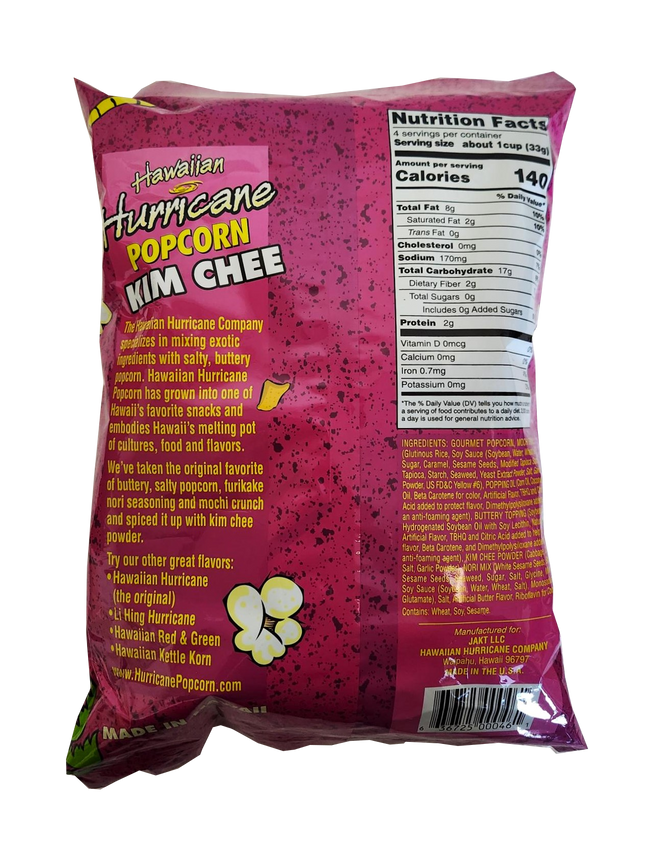 Hawaiian Hurricane Company Hawaiian Hurricane Pre-Popped Kimchee