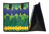Tropical Paper Garden Hawaiian Hot/Cold Reusable Medium Bag - ILIHAU NAVY MED