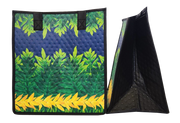 Tropical Paper Garden Hawaiian Hot/Cold Reusable Medium Bag - ILIHAU NAVY MED