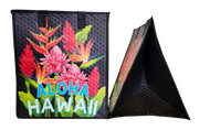 Tropical Paper Garden Hawaiian Hot/Cold Insulated Large Bag - ISLAND ELEGANCE BLACK LRG