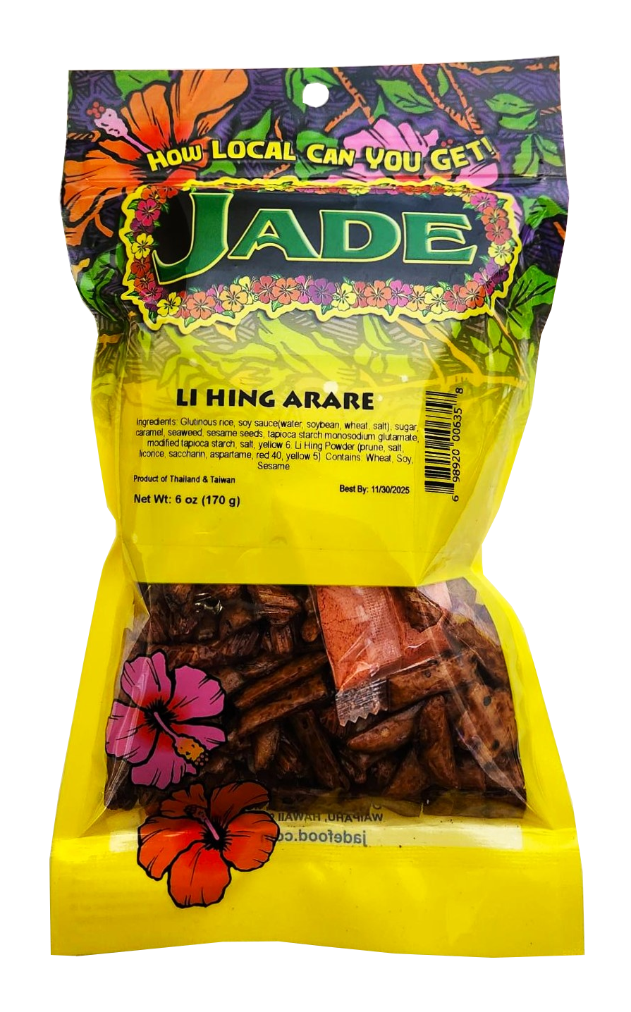 Jade Li Hing Arare 6 oz– Hawaii Food To You