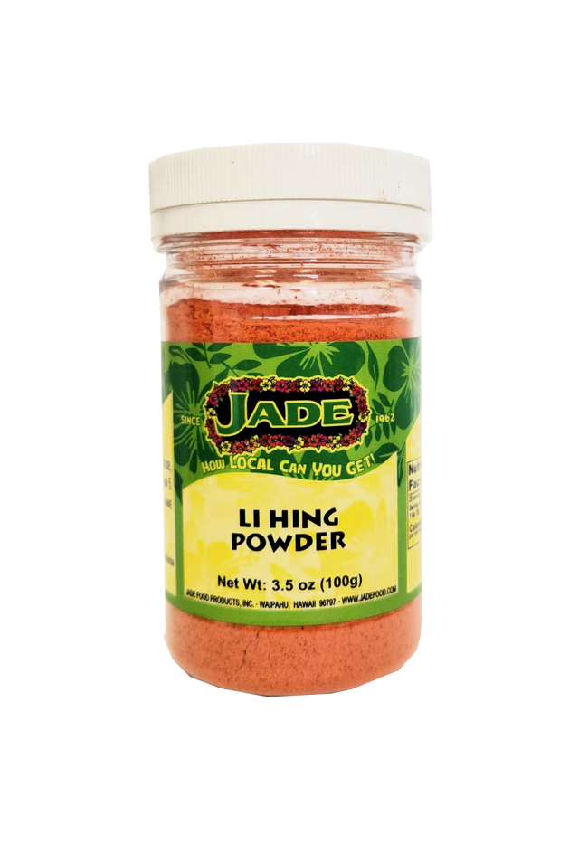 Jade Li Hing Powder 3.5 oz Jar (NOT FOR SALE TO CALIFORNIA)