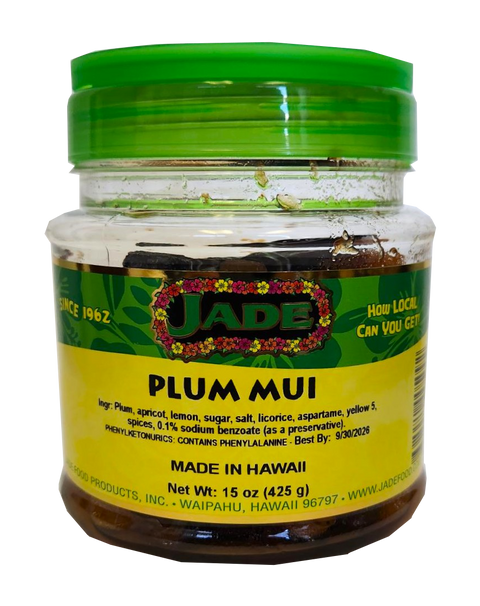 Jade Plum Mui Jar 15 oz (NOT FOR SALE TO CALIFORNIA)