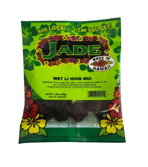 Jade Wet Li Hing Mui 1.25 oz (NOT FOR SALE TO CALIFORNIA)