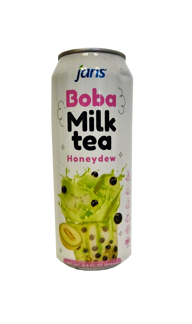 JANS Boba Milk Tea Honeydew 16.9 oz