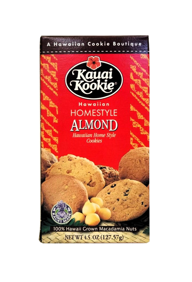 Kauai Kookie Almond Cookies 4.5oz
