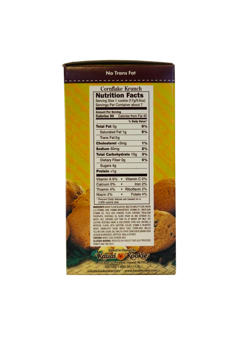 Kauai Kookie Cornflake Krunch Cookies 4.5oz