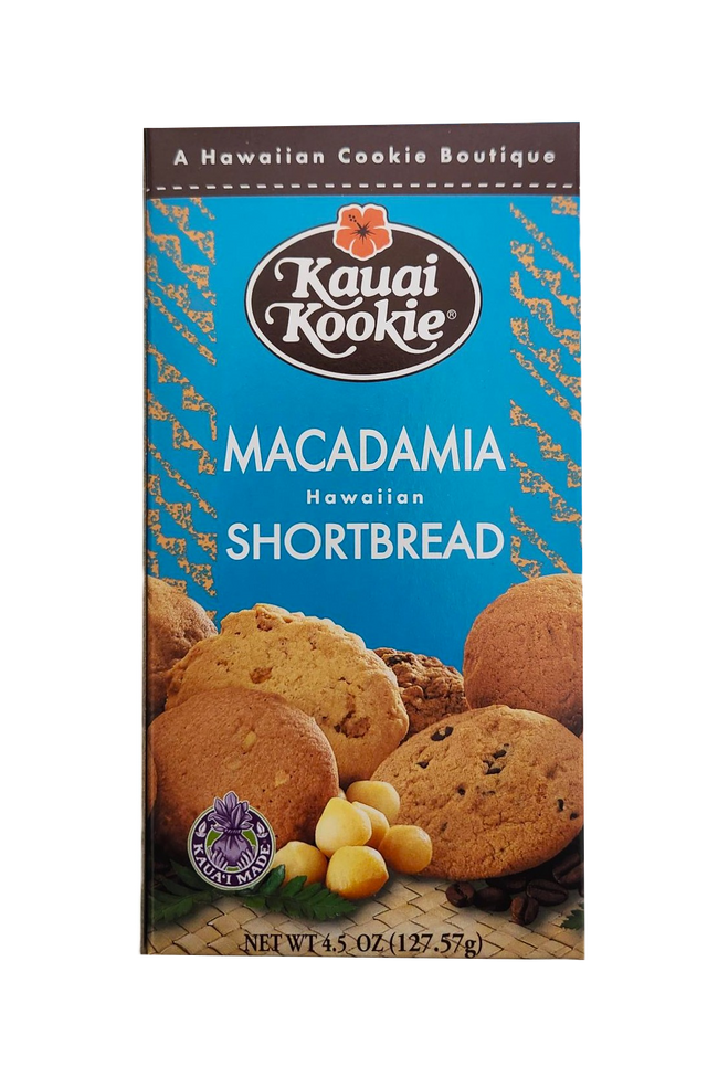 Kauai Kookie Macadamia Nut Shortbread Cookies 4.5 oz