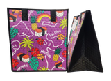 Tropical Paper Garden Hawaiian Hot/Cold Reusable Medium Bag - KEYCHAIN PURPLE MED