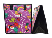 Tropical Paper Garden Hawaiian Hot/Cold Reusable Medium Bag - KEYCHAIN PURPLE MED